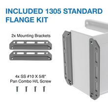9.71"D X 8.23"W X 5.13"H Industrial Enclosure Flange Aluminium Cabinet Kit I152HLTCBG