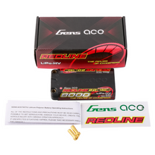 Gens Ace 8000mAh 1S2P 3.8V HardCase 65# Redline 2.0 Series Lipo Battery With 5.0mm Bullet GEA80001S14D5