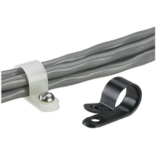 3.2mm Cable Clamp Durable Nylon 6.6 #8 (M4) Screw CCS12-S8-C0