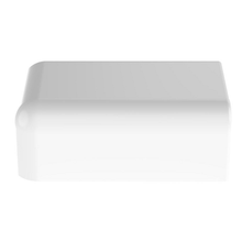 0.44x1.2x0.81 Surface Raceway LD3 End Cap Fitting ECF3WH-E (Pack of 20)