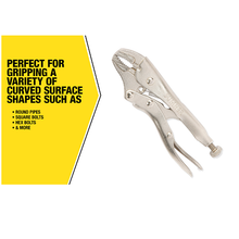7" Curved Locking Pliers With Cutter  CLP7W (Pack of 12)