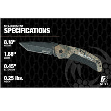 Folding Tanto Pocket Knife TBKND2-CAMO (Pack of 4)