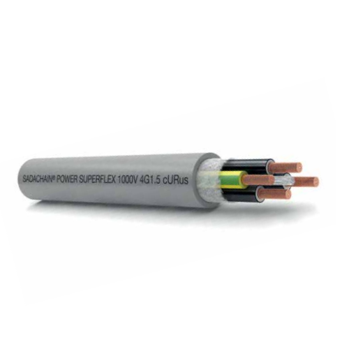 Superflex Wire Rope 8 AWG 4C Bare Copper Superflex Multicore Cable UL/CSA 1000V