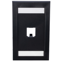 Mini-Com Executive Series Single Gang Faceplate Mount ABS