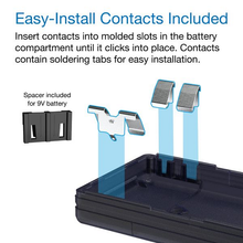 2.40"W x 4.15"L x 0.85"H Faceplate Handheld Enclosure With Pocket Clip M6,PC,TRGY