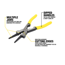 8" curved jaw Mig Pliers MIGP8 (Pack of 12)