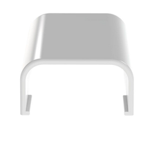 0.58x1.62x1.08 Surface Raceway LD5 End Cap Fitting ECF5WH-E (Pack of 20)