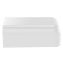 0.58x1.62x1.08 Surface Raceway LD5 End Cap Fitting ECF5WH-E (Pack of 20)