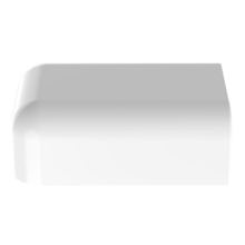 0.58x1.62x1.08 Surface Raceway LD5 End Cap Fitting ECF5WH-E (Pack of 20)