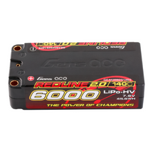 Gens Ace 6000mAh 2S2P 7.6V HardCase HV Redline 2.0 Series Shorty Lipo Battery GEA60002S14D5