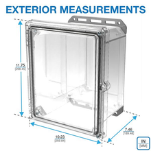 11.75" x 9.98" x 7.13" Industrial Enclosure Included Flange Kit I352HSTCBC