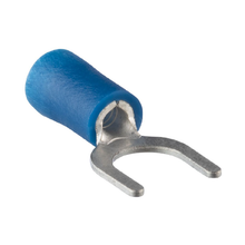 16-14 AWG StrongHold Loose Piece Fork Blue EV14-14FB-Q ((Pack of 25)