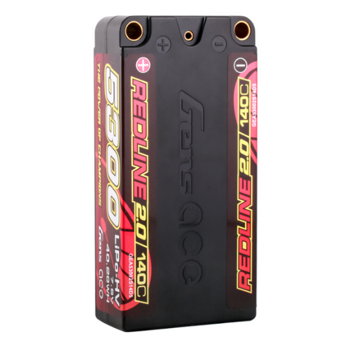 Gens Ace Redline 2.0 Series 5300mAh 2S2P 7.6V HardCase #64 HV Shorty Lipo Battery GEA53002S14D5