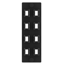 8 Port Opticom MPO Fiber Optic Adapter Panel FAP Vertical FAPV0812BLMPO