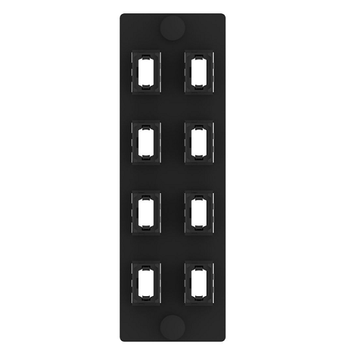 8 Port Opticom MPO Fiber Optic Adapter Panel FAP Vertical FAPV0812BLMPO