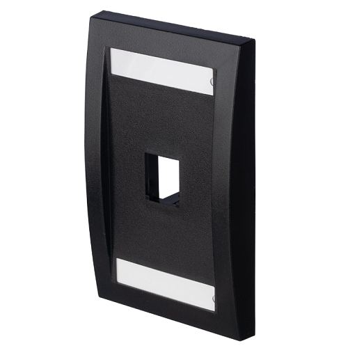 Mini-Com Executive Series Single Gang Faceplate Mount ABS