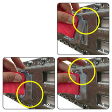 2 Inch x 12 Ft E-Track Tie-Down Cam Strap SLTE212CR