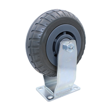 6" Extreme-Duty Synthetic Rubber Rigid Caster SLAC6EDF