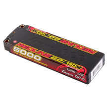 Gens Ace 5000mAh 2S1P 7.4V HardCase 56# Redline 2.0 Series Lipo Battery With 5.0mm Bullet GEA50002S14D5