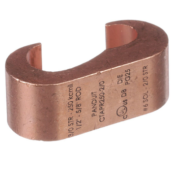 6-2 STR 6-1 SOL 3/8 StructuredGround E-Style Copper Compression Tap CTAPR2/0-2-L (Pack of 50)
