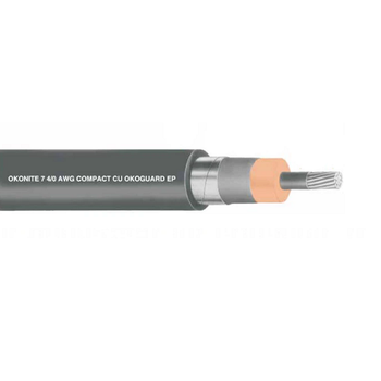 Okoguard Stranded Uncoated Copper Shield Okoclear-TP MV-105 5/8KV Power Cable