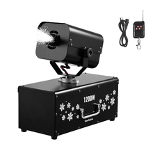 1200W 90° Shaking Head Snow Maker with Wireless Remote Control, High-Output Snowmaking Machine