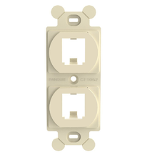 Mini Com Duplex Adapter Mount ABS Flat