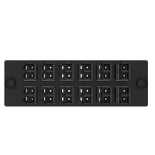 Opticom Keyed LC Fiber Adapter Panel Duplex