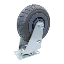 6" Extreme-Duty Synthetic Rubber Swivel Caster SLAC6EDS