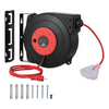 45ft Retractable Extension Cord Reel 12AWG/3C SJTOW Power Cord Red