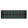 12 Port Opticom Keyed C-Green LC Fiber Adapter Panel Duplex FAP12WCGRDLCZ