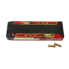 Gens Ace 5000mAh 2S1P 7.4V HardCase 56# Redline Series Lipo Battery With 5.0mm Bullet GEA50002S13D5
