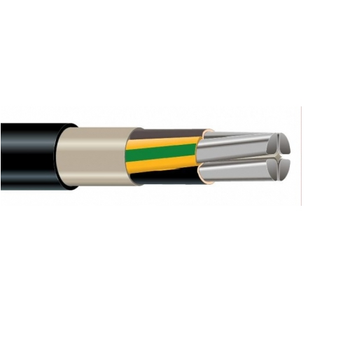 5 x 95 mm² Stranded/Solid Aluminum Conductor Unshielded PVC 0.6/1 KV NAYY-J Eca Installation Cable