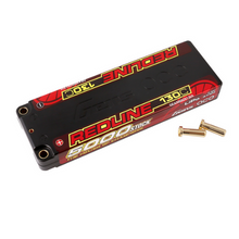 Gens Ace 5000mAh 2S1P 7.4V HardCase 56# Redline Series Lipo Battery With 5.0mm Bullet GEA50002S13D5