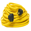 100' Ft 12/3 SJTW Yellow Extension Cord Nema Outdoor Twist-to-lock 9209SW8802 (Pack Of 4)