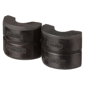 1/0 AWG StructuredGround Crimping Die Tool Steel Red PG10 CD-930G-1/0