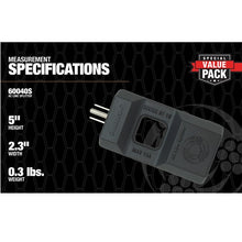 200A Ac 120V Clamp Meter consisting clamp meter Line Splitter Gfci Receptacle Tester 20025K (Pack of 2)
