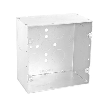 5 Square Welded Box 2-7/8 Deep 1 And 1-1/4 Inch Knockouts 5SQ100125 (Pack of 15)