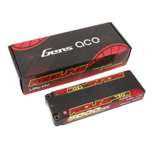 Gens Ace 5000mAh 2S1P 7.4V HardCase 56# Redline Series Lipo Battery With 5.0mm Bullet GEA50002S13D5