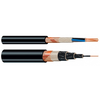 4x10rm/10 mm² Solid Bare Copper Unshielded PVC 0.6/1 KV NYCY Eca Installation Cable