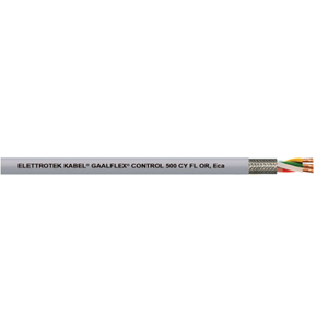 2x0.75 mm² Gaalflex Bare Copper Braid DIN 47100 PVC 450/750V Control 500 CY FL OR Eca Cable