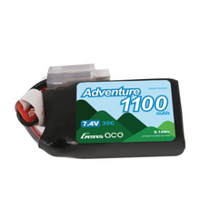 Gens Ace 1100mAh 2S1P 7.4V Adventure Series Lipo Battery Pack With JST-PHR Plug GEA3511002SJS