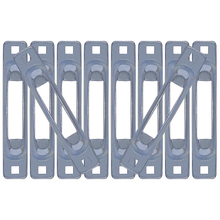 E-Track Single Zinc Strap Anchor SLSZ10 (Pack of 10)