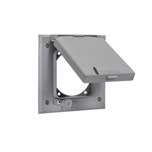 2.64" Hole Diameter Double Gang Weatherproof Power Outlet Cover WCV2264 (Pack of 16)