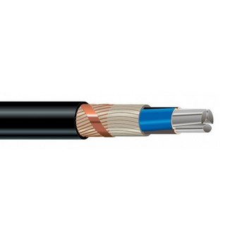 NAYCWY Eca Solid Aluminum Twisted BC Braid Shielded PVC 0.6/1 KV Installation Cable