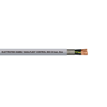 Gaalflex Bare Copper Shield TC Braid Halogen-Free 300/500V Control 500 CH Lean Cable