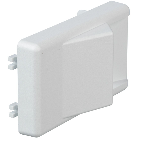 2 Port Mini-Com Modular Furniture Faceplate Standard Opening ABS CFFPA