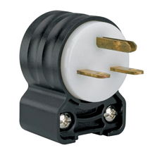 15A 250V Black Extra Hard Use Angled Plug PS5666SSAN