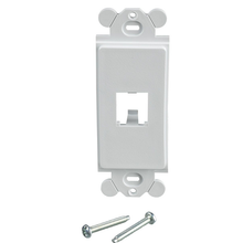 Mini Com Rectangular Adapter Module Faceplate ABS