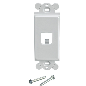 Mini Com Rectangular Adapter Module Faceplate ABS
